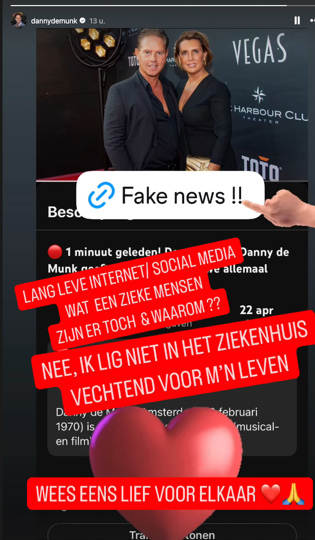 Danny niet dood